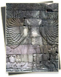 Sculpture on the temple wall